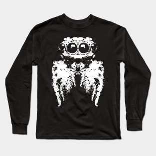 Big Eyes - White Long Sleeve T-Shirt